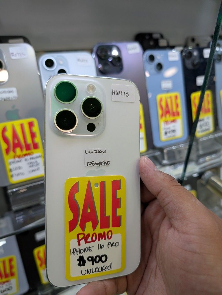 iPhone 16 Pro White 128GB Unlocked Any Company 
