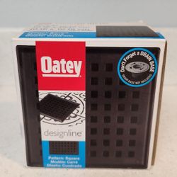 Oatey Designline 4 in. x 4 in.
Stainless Steel Square
Shower Drain with Square
Pattern Drain Cover in Matte
Black