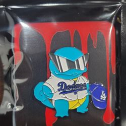 Los Angeles Dodgers Squirtle Enamel Pin
