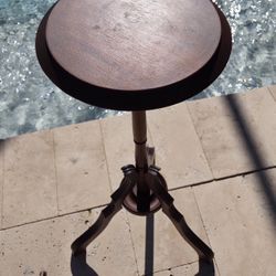 Antique American Victorian Fern/ Plant Stand Wood 29"x11" Brown