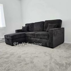 Black sectional Sofa 