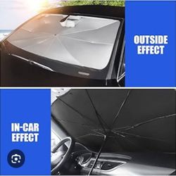 Car Window Windshield Sun Shade Solar Block Shade Umbrella 