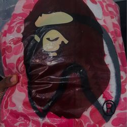 Pink Bape hoodie 