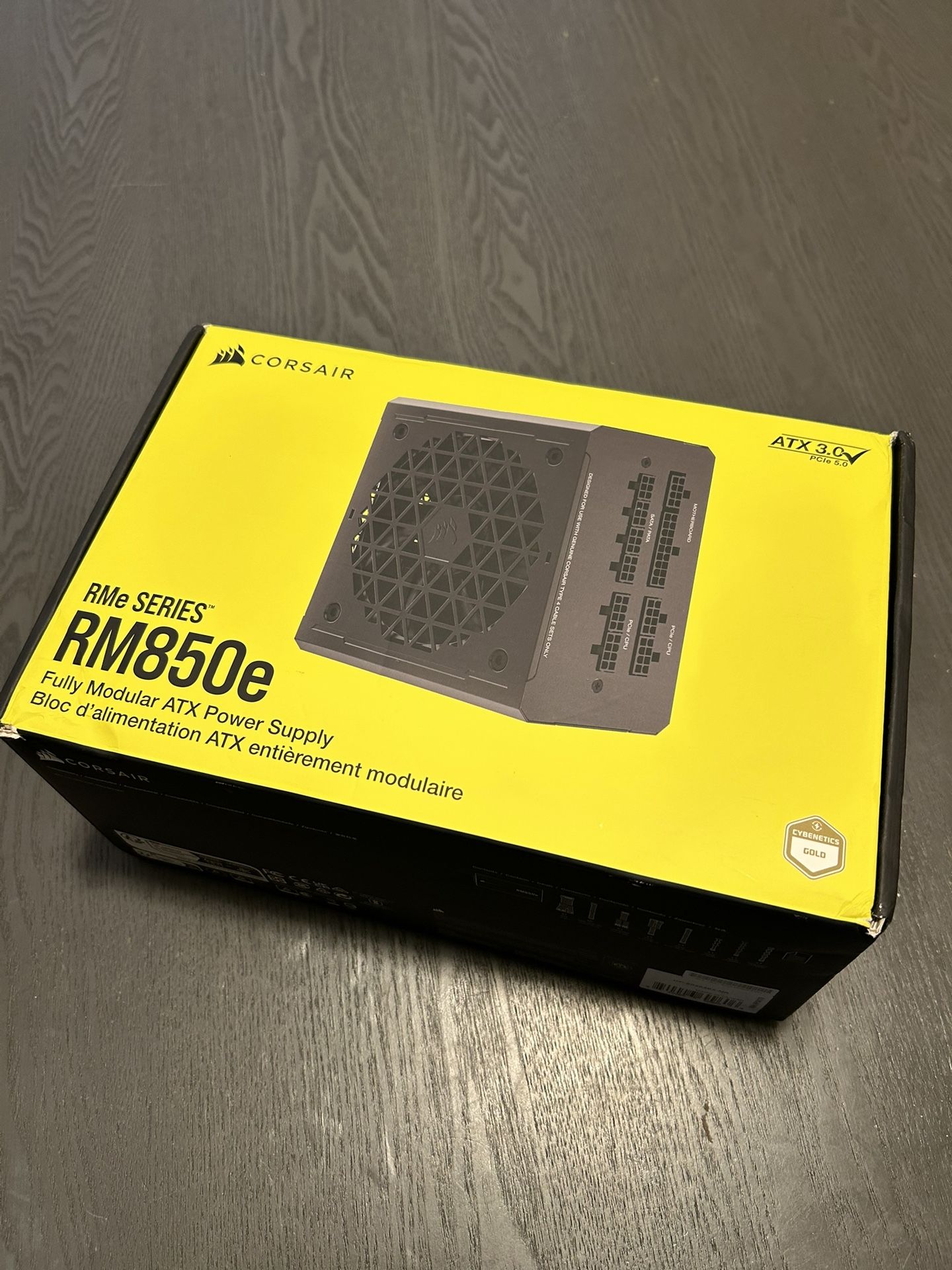 Corsair RM850e (2023) Fully Modular Low-Noise Power Supply