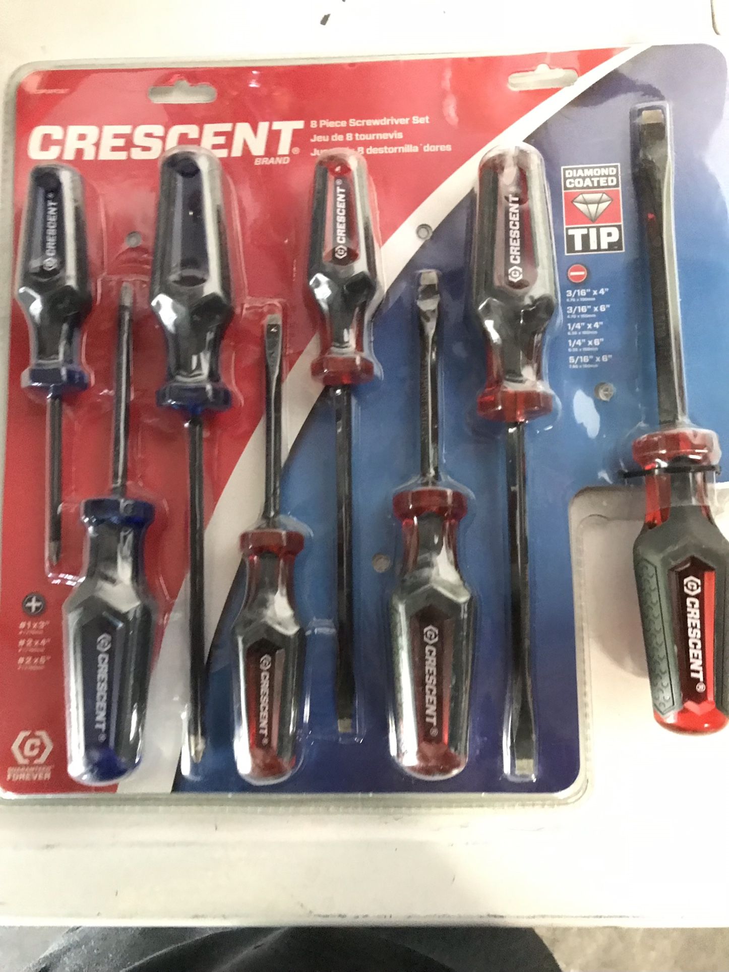 CRESCENT 8pc Screwdriver Set 