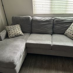 Gray Small Sectional Couch