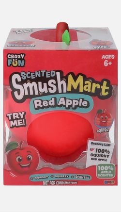 Crazy Fun RMS SmushMart Scented Red Apple Squishy Squeeze Toy