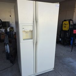 GE Profile side-by-side refrigerator