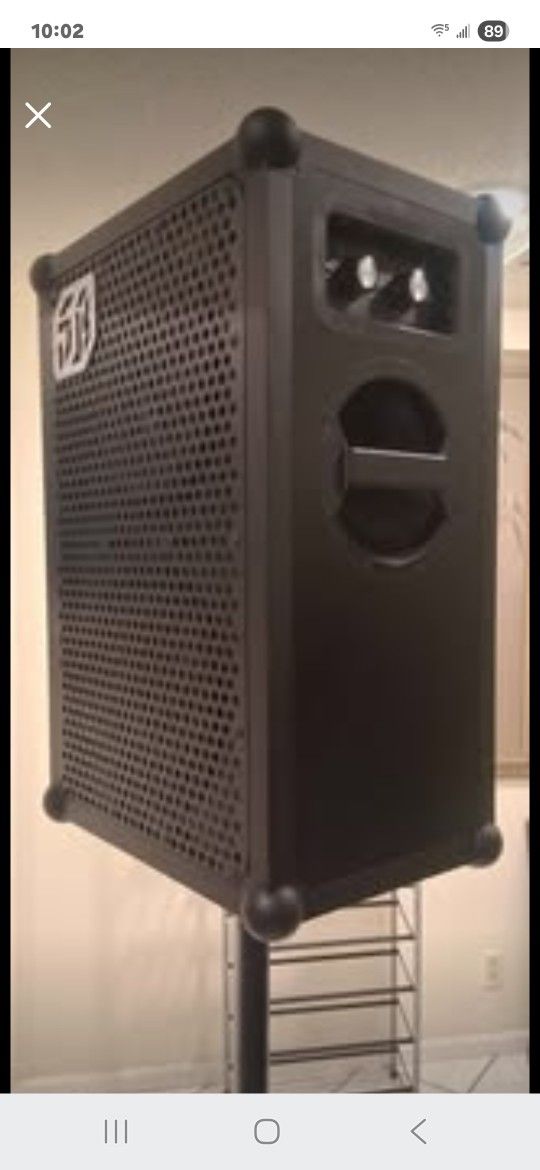 NEW Extended 10AH Battery & STAND & SOUNDBOKS 2 Black Loudest Portable Bluetooth Performance Speaker