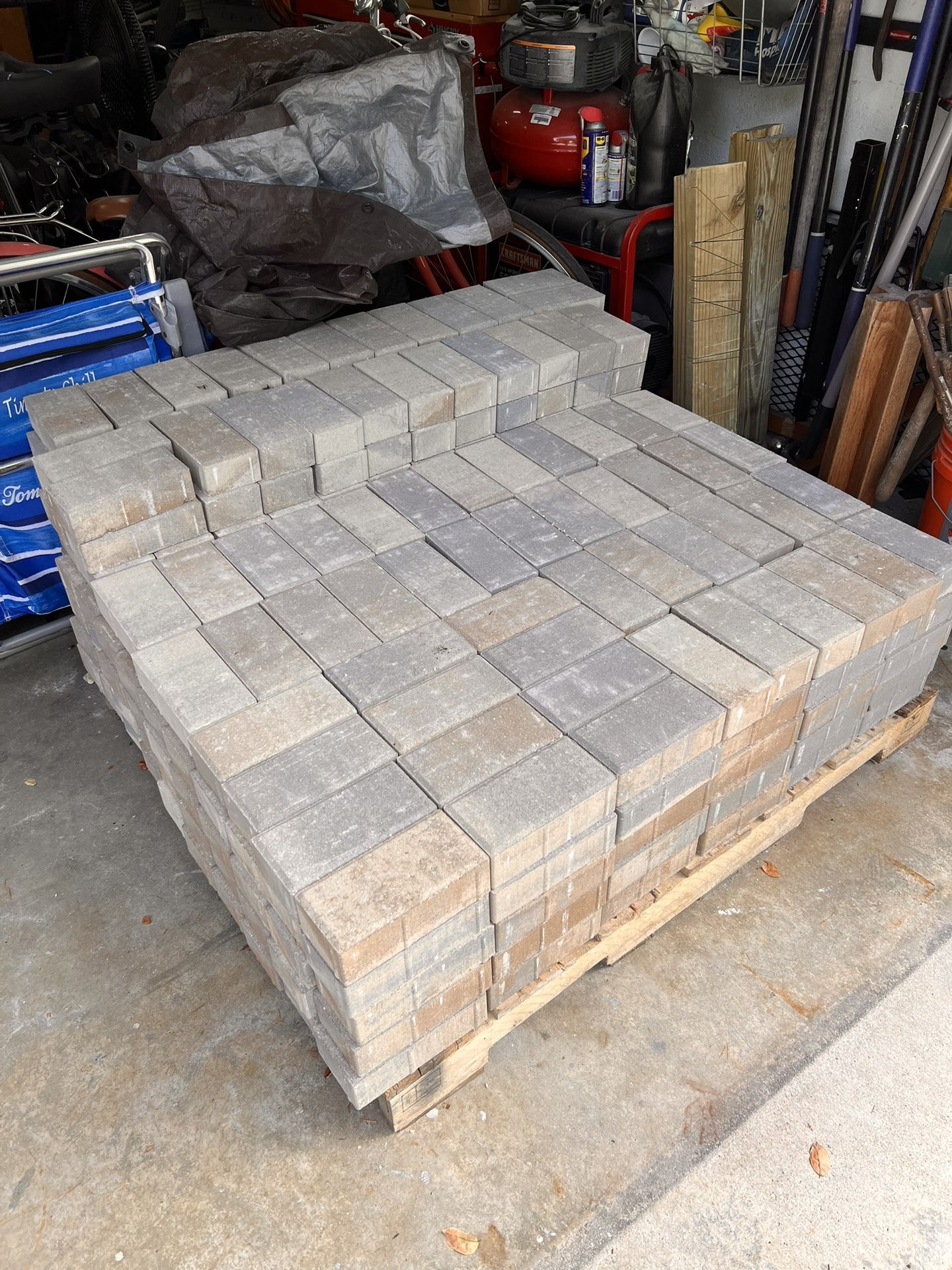 GEM Paver Bricks 8x4 Amaretto color. - Approx 110 Sqft - OBO