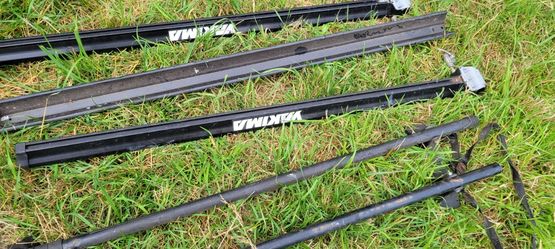 Yakima 

Roof Rack Cross Bar Rail, Car Top Cross Bar Set Roof Rack Luggage Cargo Carrier Rails For RV  4Pcs
