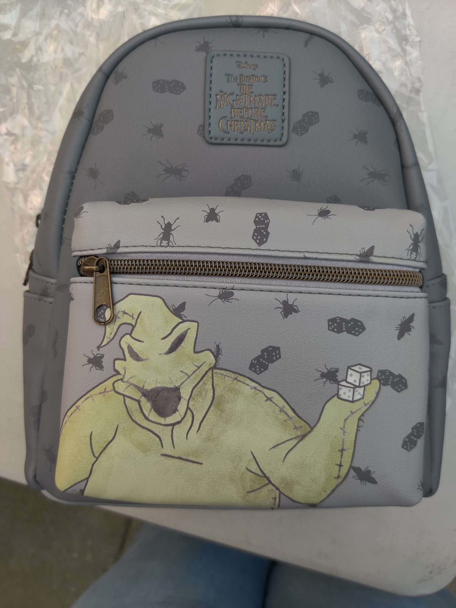 The nightmare Before Christmas Oogie Boogie Loungefly Mini Backpack