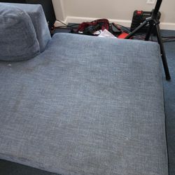 Blue sectional 