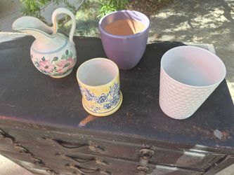 Set of Decorative Vases and Pots