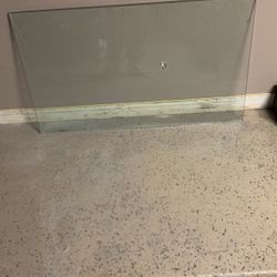 3’7 Inches Wide 2’1 Inch Tall Half Inch Thick Glass 