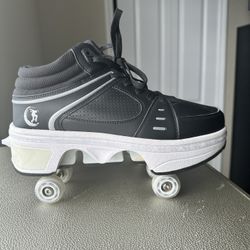Christmas Special $40 Roller Skates / sneakers That Light Up Fits Sizes 8.5 - 9