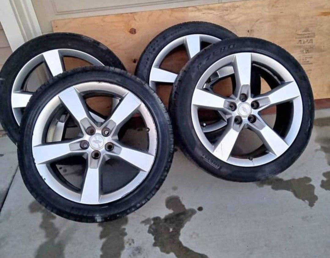 20 Inch Camaro SS rims with adapters for OBS or Squarebody Chevy Truck