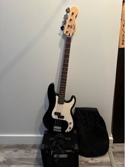 Fender Bass Guitar w/Amp