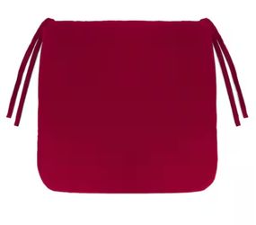 Jordan Manufacturing 16 in. L x 16 in. W x 2.5 in. T Outdoor Seat Cushion in Barn Red