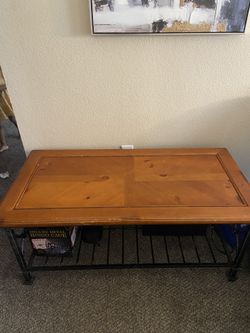 living room wood table