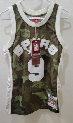 Tony Parker San Antonio Spurs Mitchell and Ness Hardwood Classic Ghost Green Swingman Jersey Mens Size Small $125