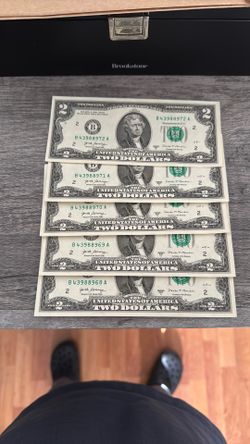 2017 $2 Bills