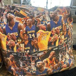 Kids LeBron/Kobe Bean Bags And Lakers Shorts