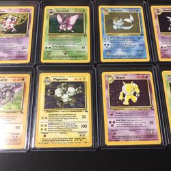 Pokémon Fossil And Jungle Set Holos 