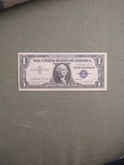 1957A Blue Certificate Great Condition