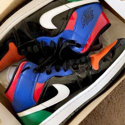 2020 air jordan 1s mid “multi patent”