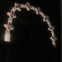 Luxury Premium Quality Clover Bracelets - Rose Gold Multi Color