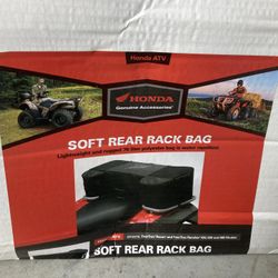 Honda ATV soft rear rack bag 