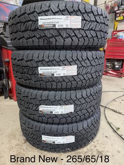 (4) - 265/65/18 Hankook DynaPro AT2 Xtreme Tires