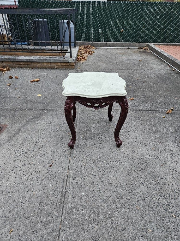 Marbletop End Table 