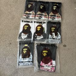All Bape I Got Available Tap N Good Prices And Good Quality 