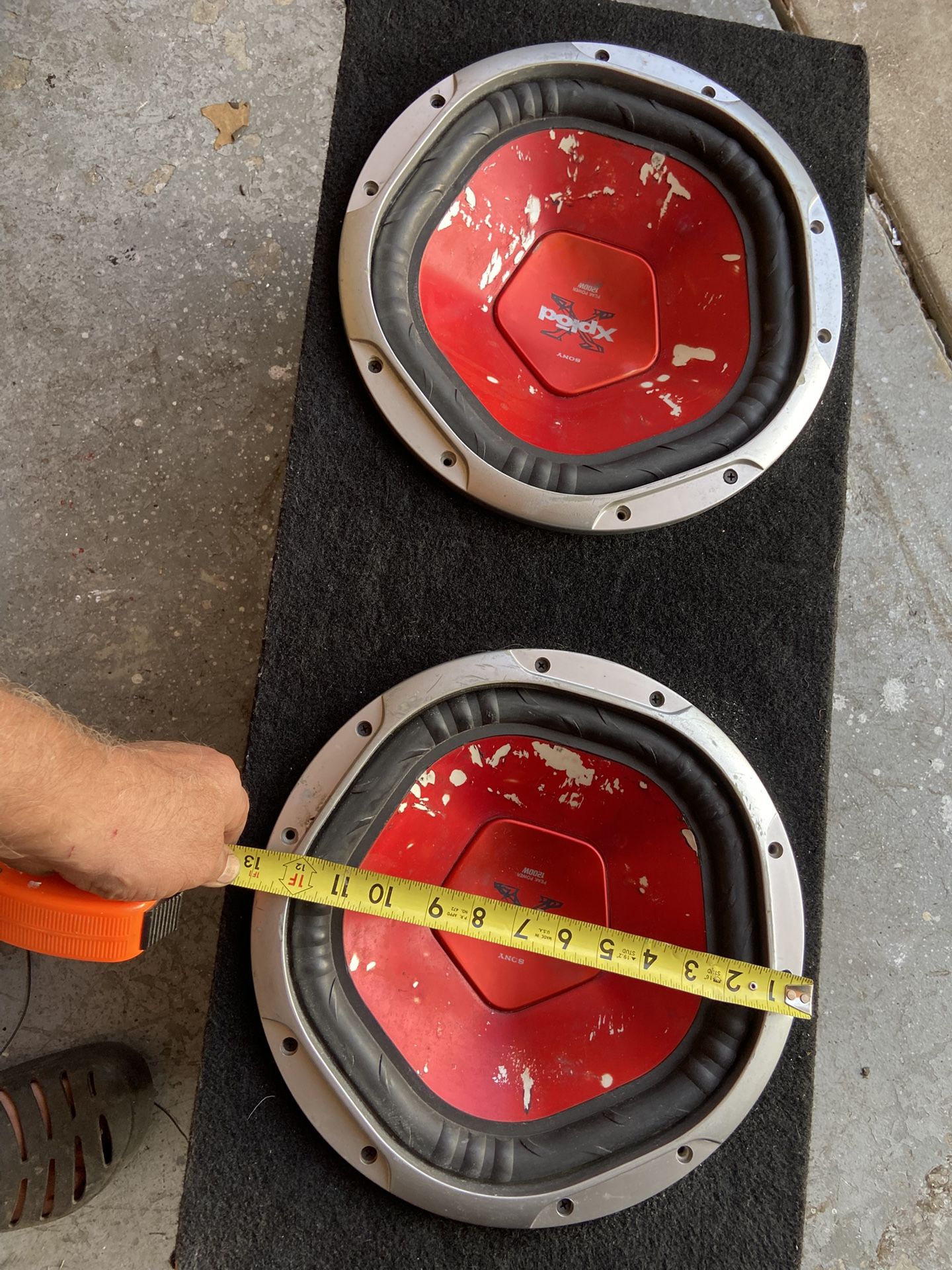 The Sony Xplod Sc- 1200 Subwoofer