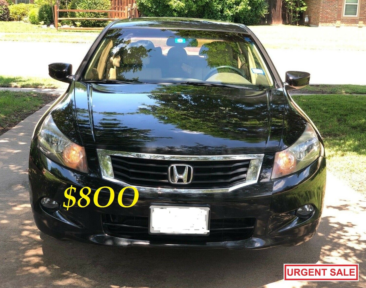 ๐๐$8OO URGENTLY I sell my family car 2OO9 Honda Accord EX-L Everything is working great! Runs great and fun to drive.๐๐