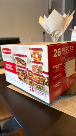Rubbermaid 26-Piece Food Storage Set – New