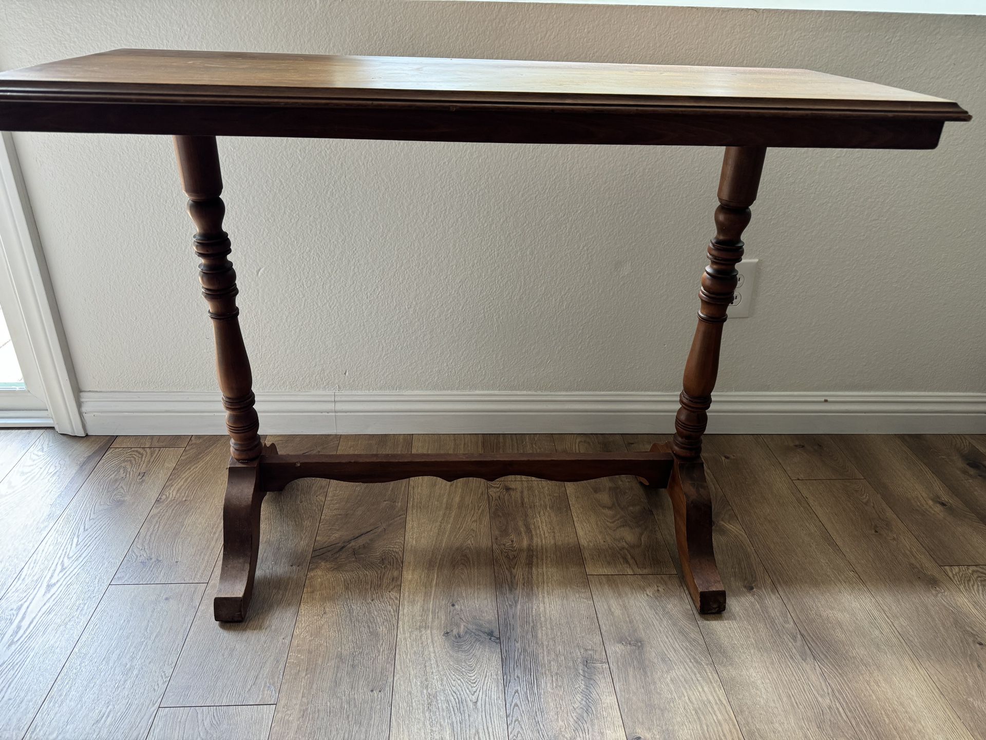 Library table Console Antique Maple-Yes Its Available 