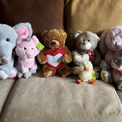 New Assorted  Stuffed Animals 
