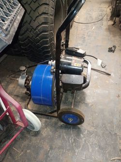 Electric Drain Cleaning Machine with Cart