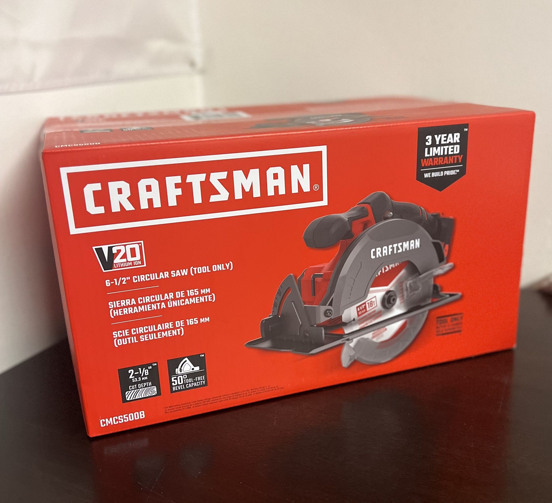 Craftsman 6-1/2 Circular Saw (Tool Only)
