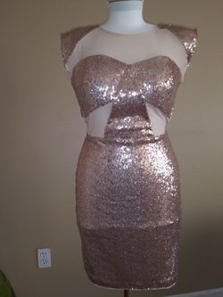 Dress, "Gianni Binni" GORGEOUS! sz xs /s. Brand new!! Fully sequined!!