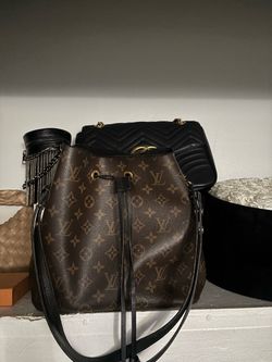Certified Authentic LOUIS VUITTON Monogram Neonoe MM Black