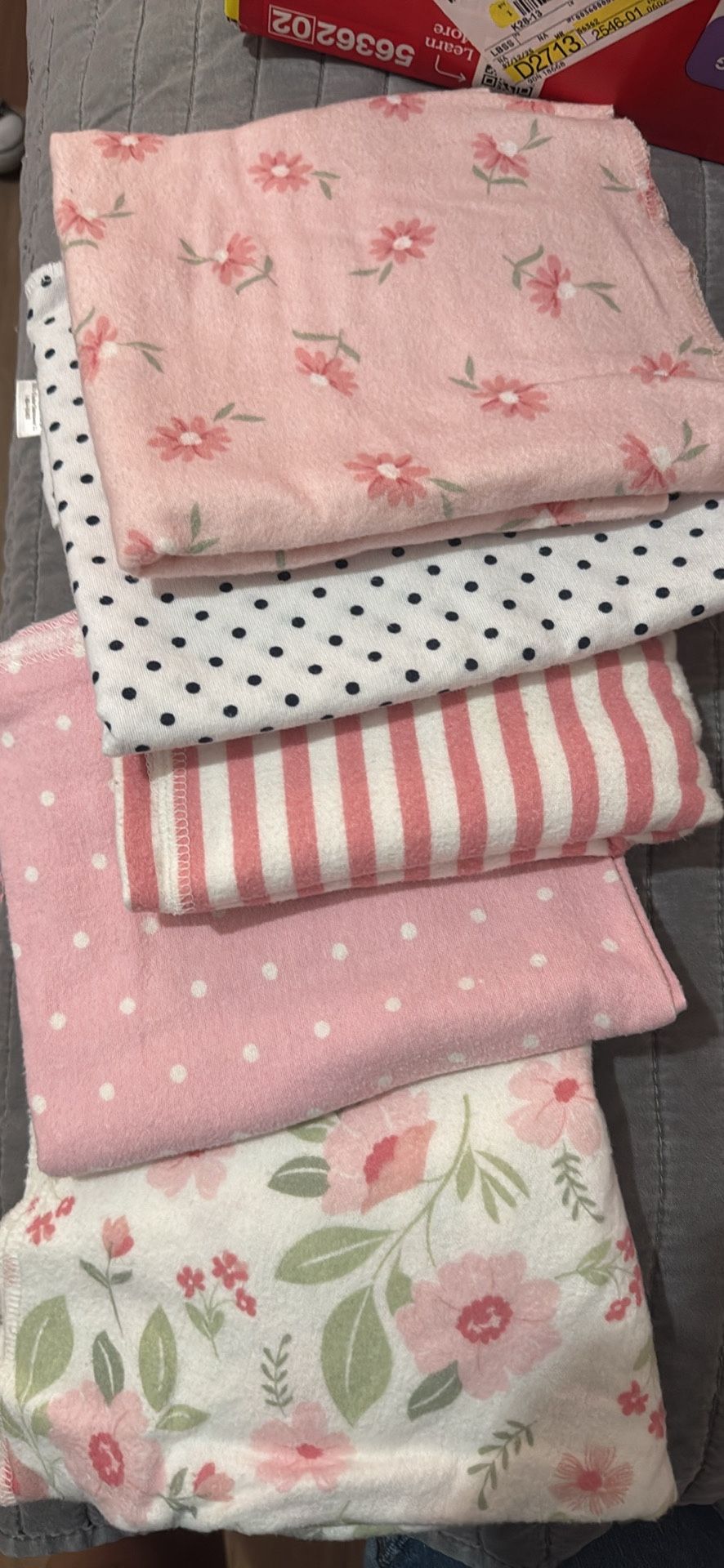 5 Baby Blankets $10