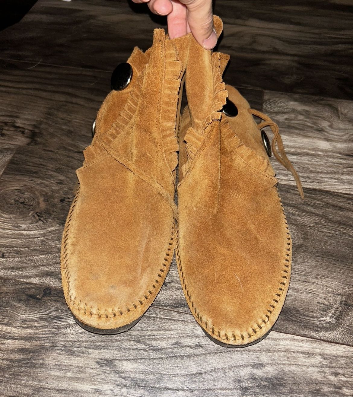 Minnetonka Moccasin Two Button Boots