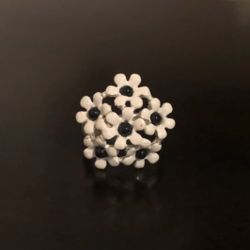 VTG Floral Statement Ring 