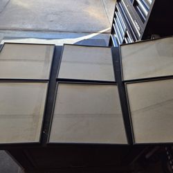 6 Record Album Frames With Glass