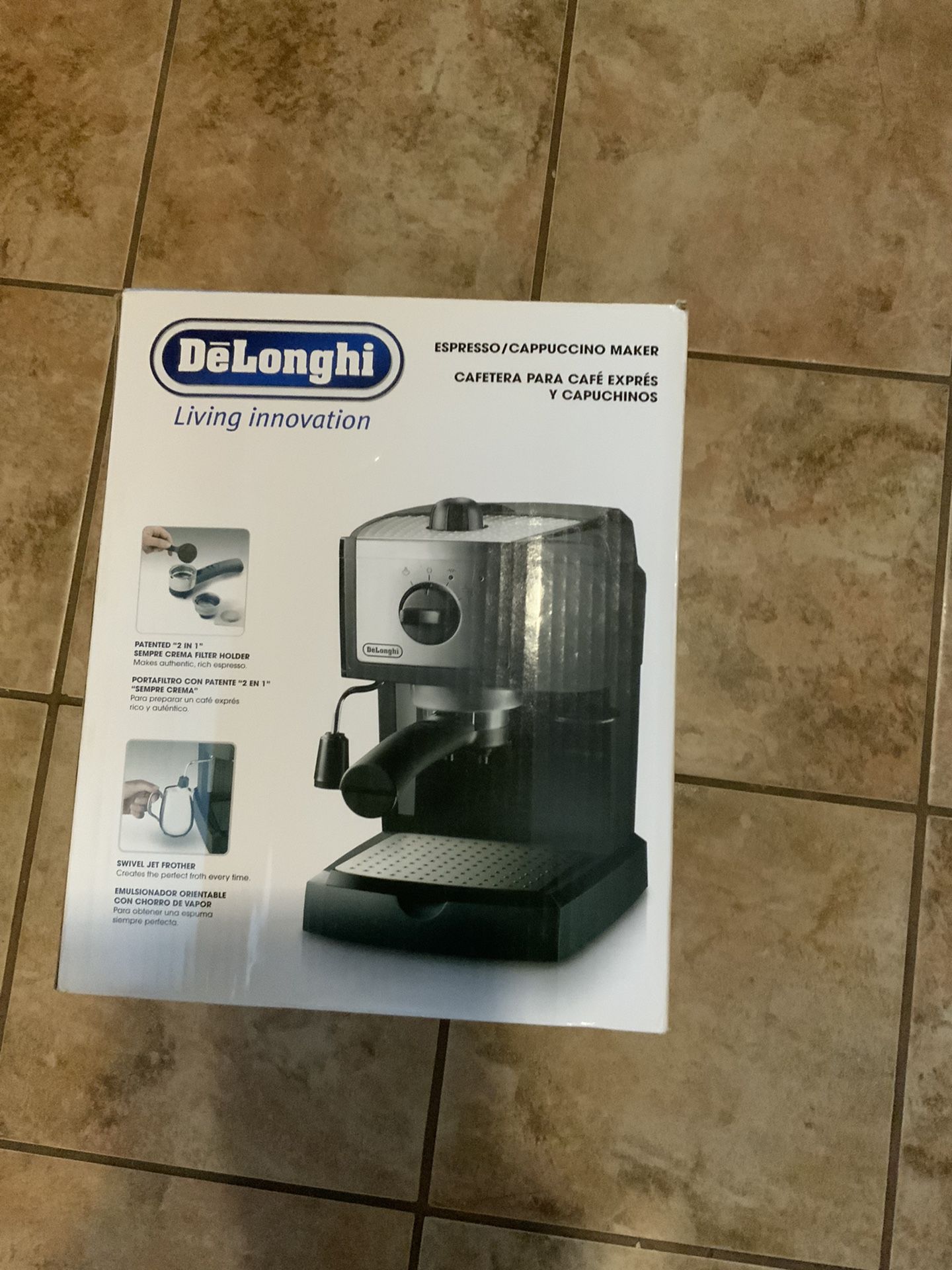 Delonghi EC-155 Bar Pump Coffee Espresso and Capuccino Maker $30