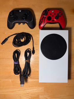 Xbox Series S 512GB White Console w/ 2 Controllers Bundle